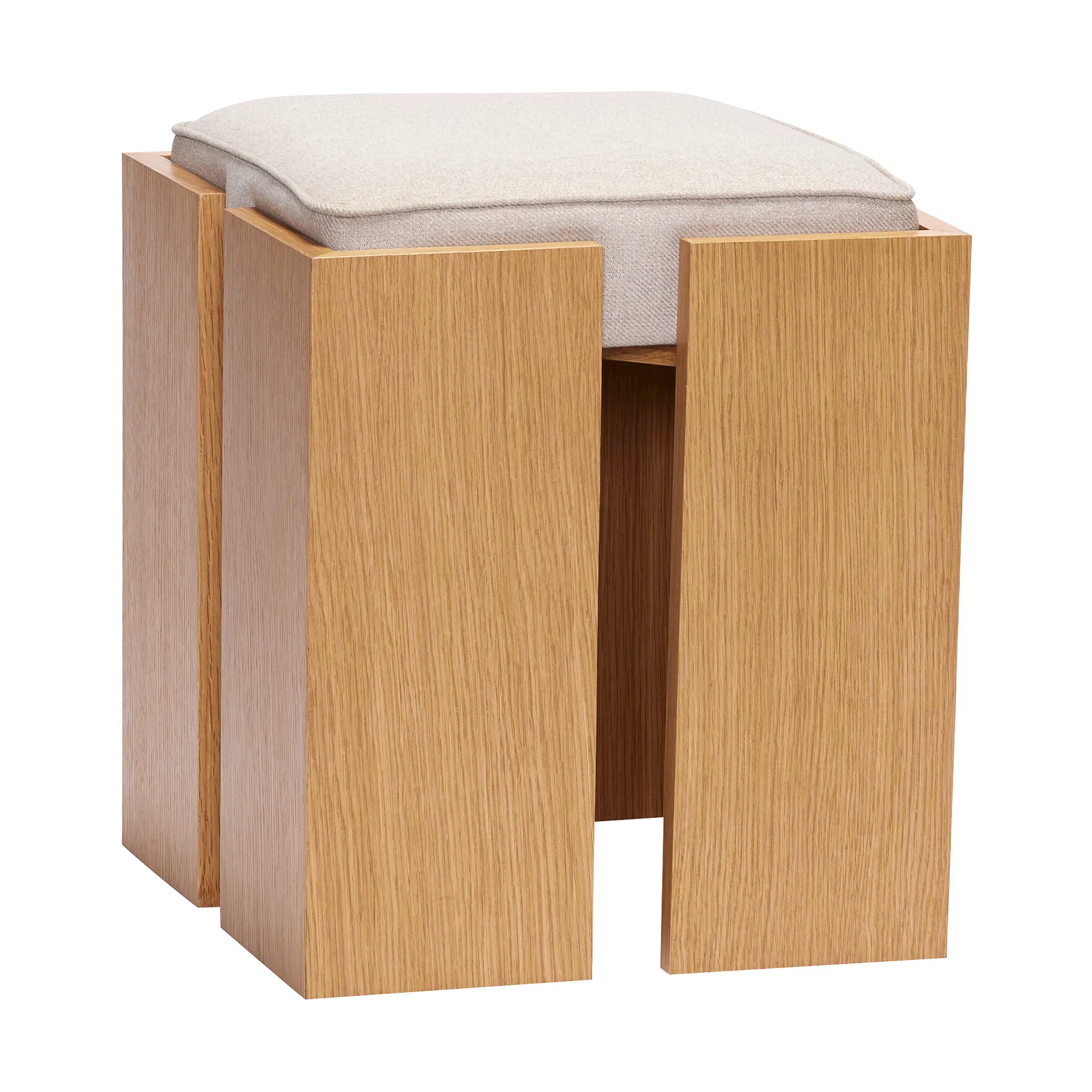 Forma stool, Oak sand Hübsch