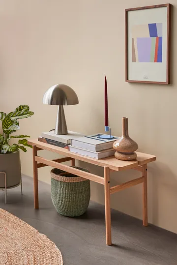 Hübsch table lamp 33 cm - Metal-nickel - Hübsch
