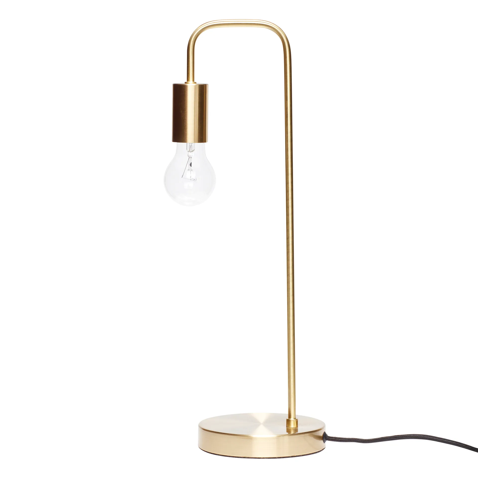 Hübsch table lamp, Brass Hübsch
