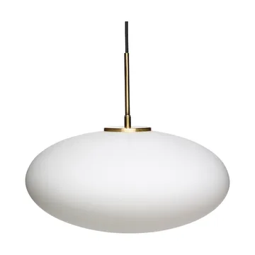 Muse Ellipse pendant - White - Hübsch