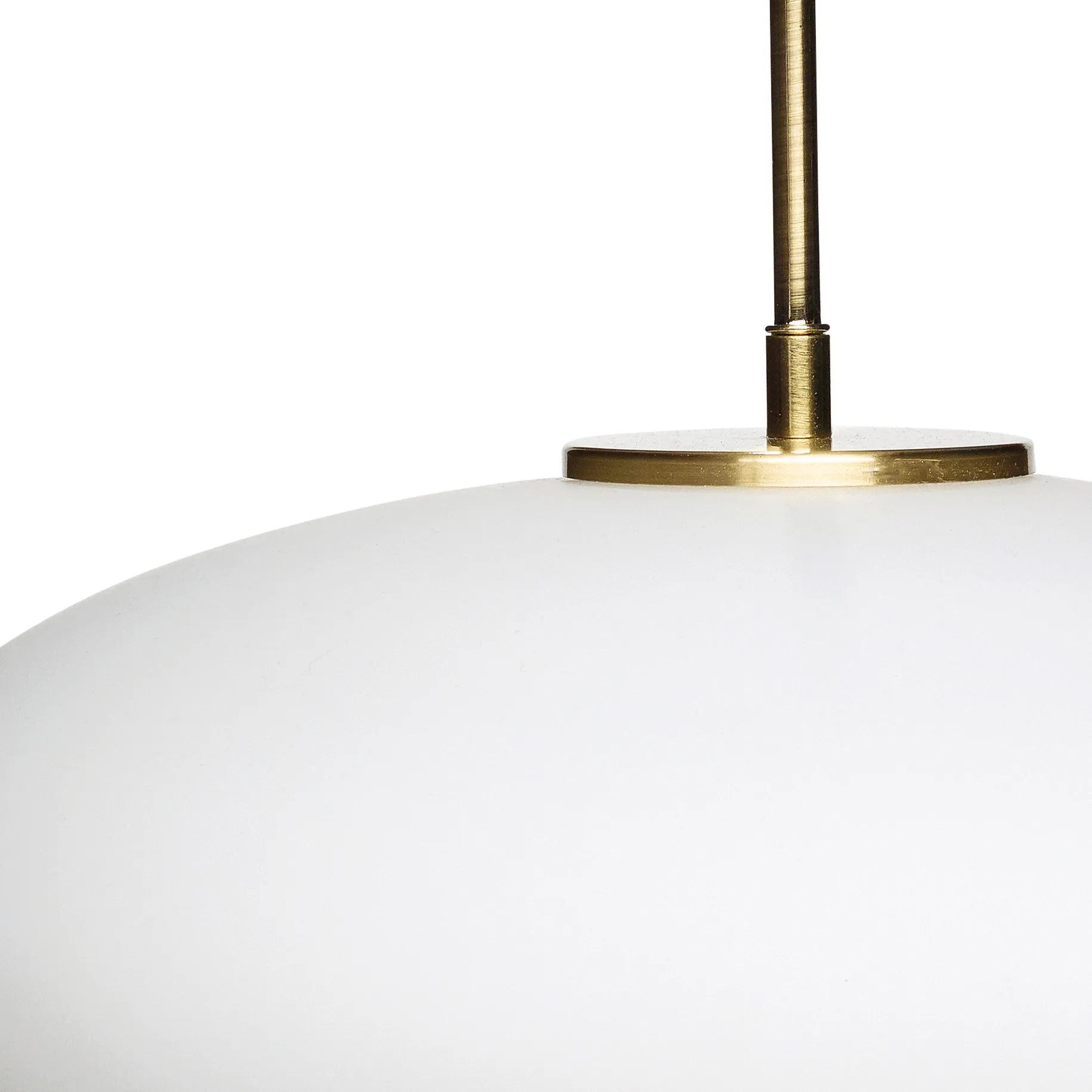 Muse Ellipse pendant, White Hübsch