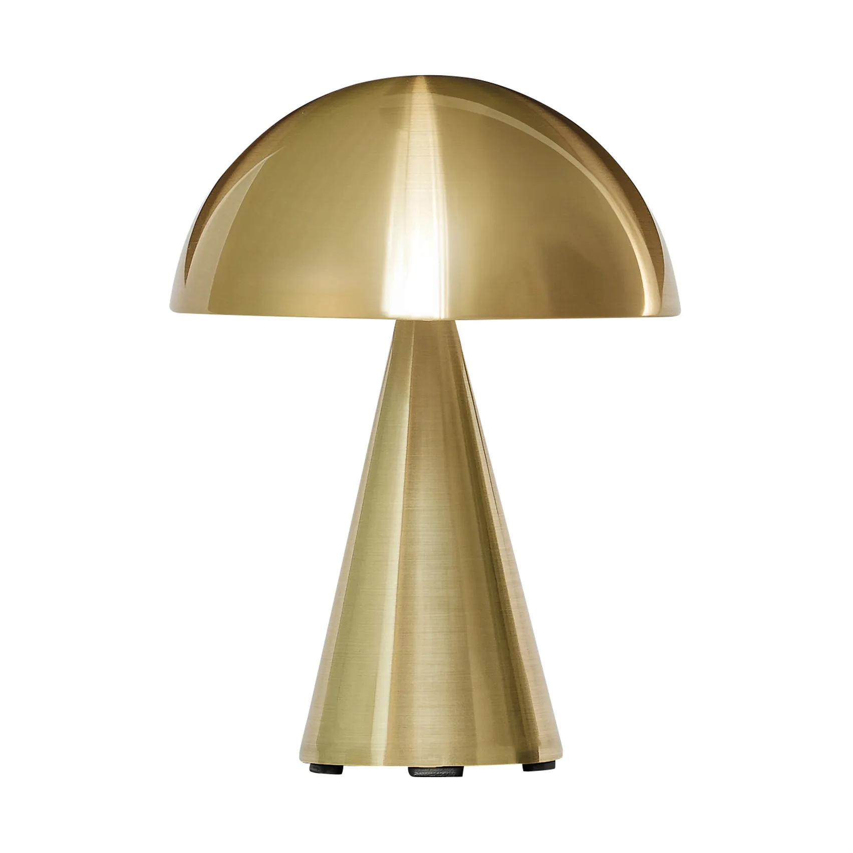 Mush portable table lamp, Brass Hübsch
