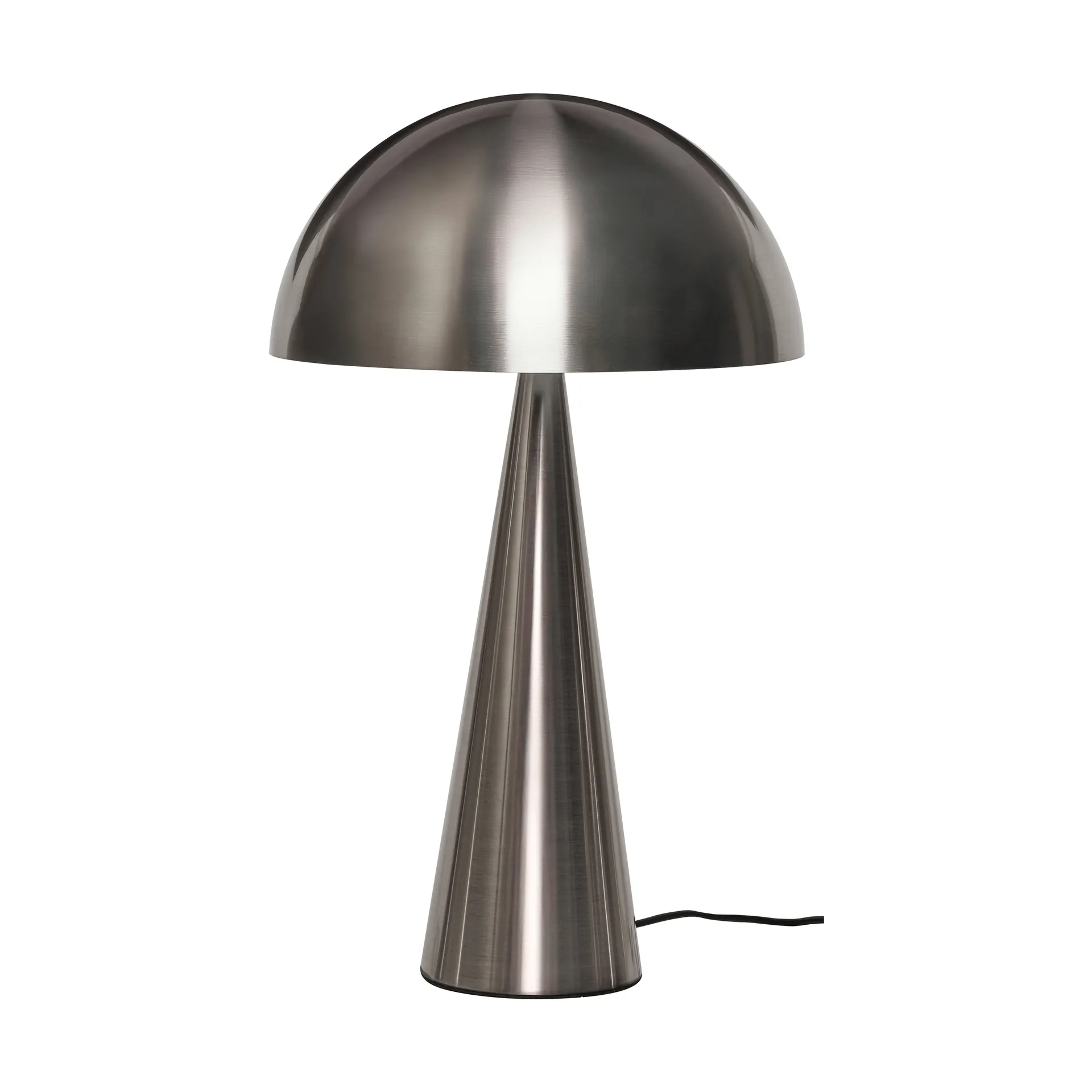 Mush table lamp, Nickel, tall 50 cm Hübsch