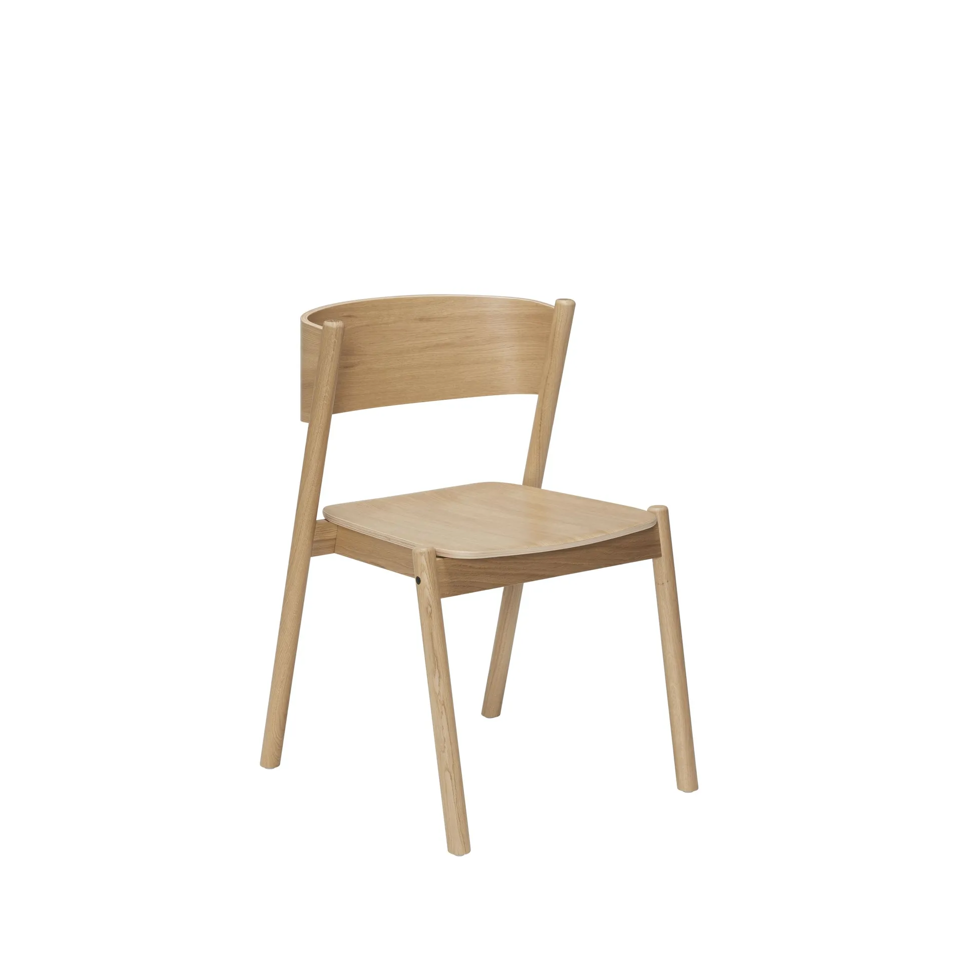 Oblique chair, Nature Hübsch
