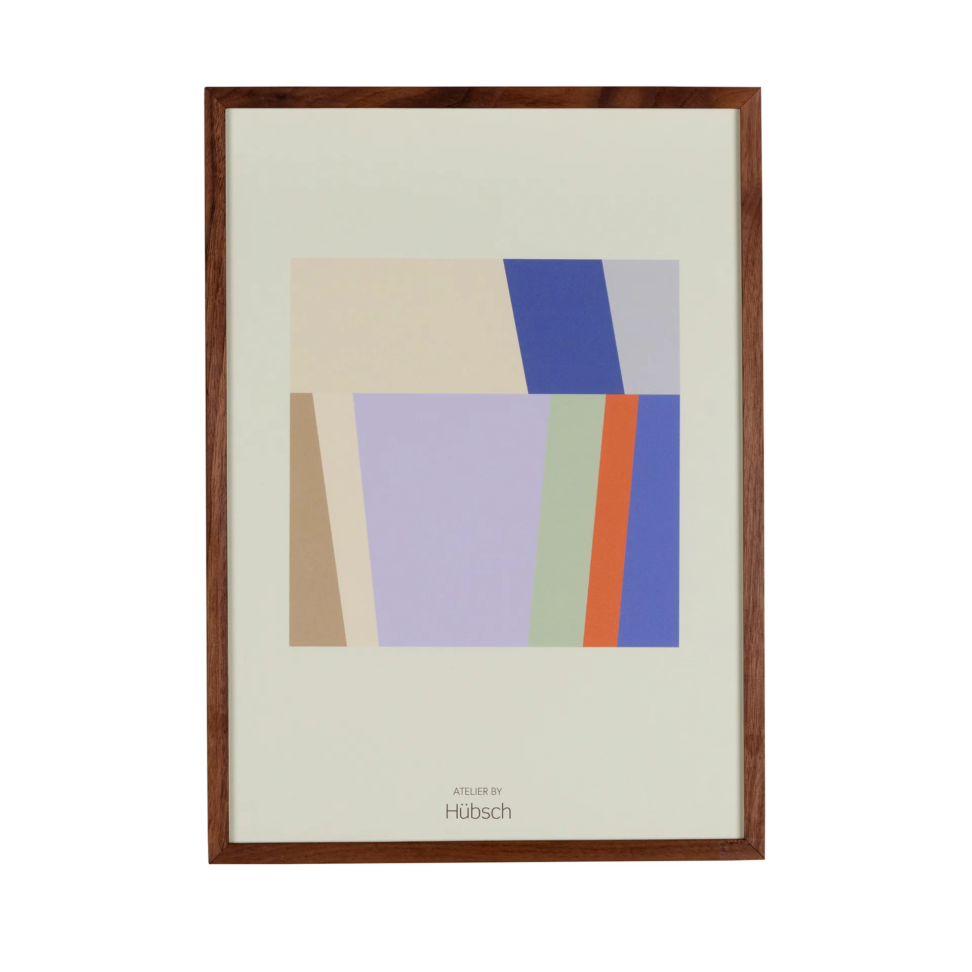 Painting with wooden frame medium, Walnut Hübsch