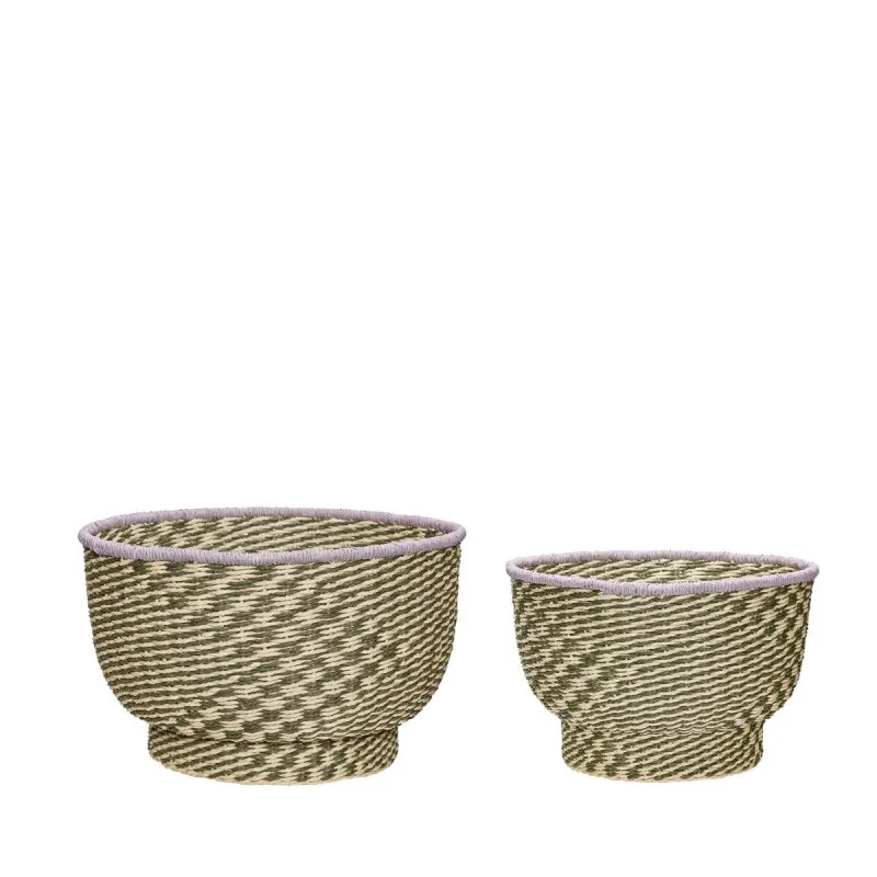 Peppy baskets 2-pack, Nature Hübsch