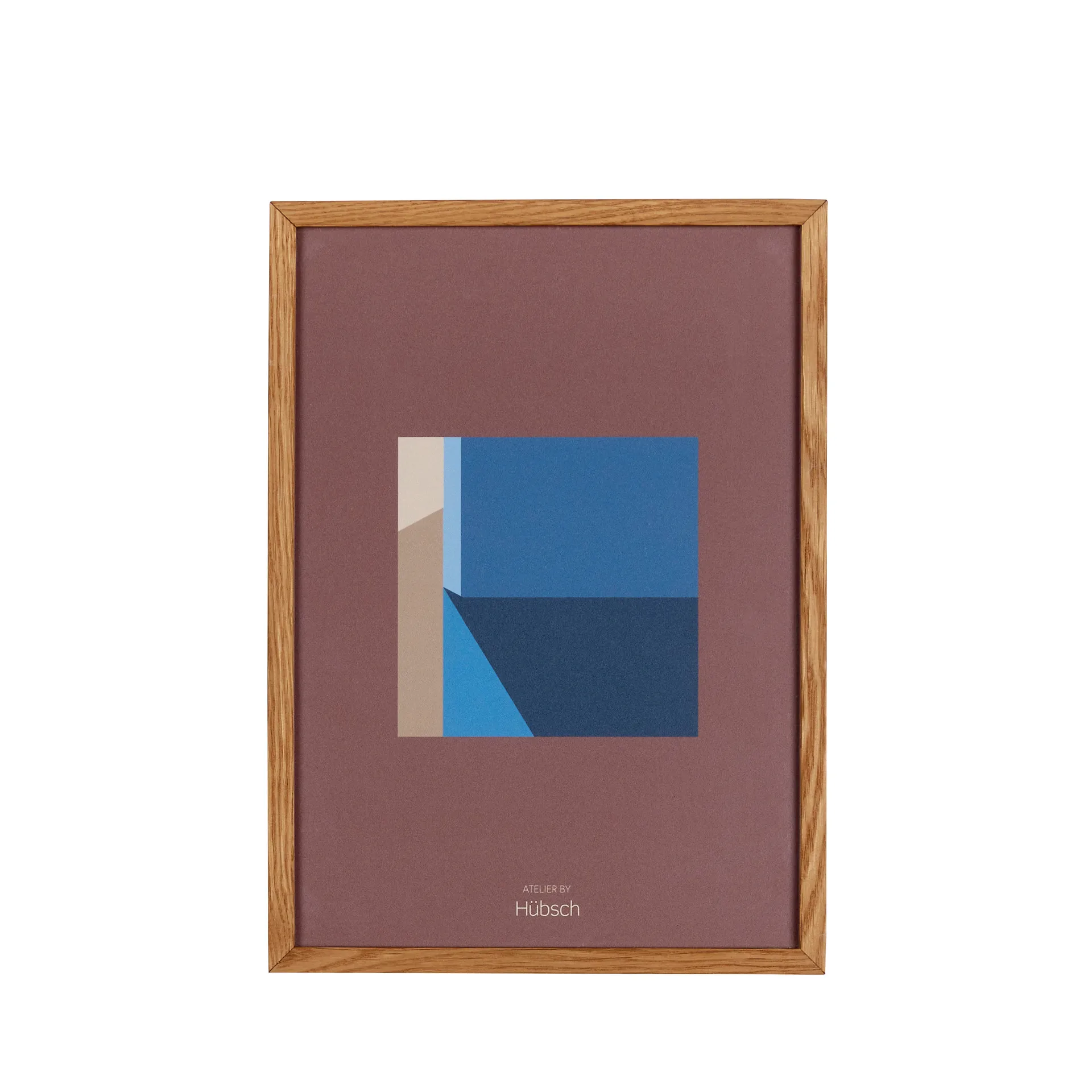 Picture with frame 21x30 cm, Oak Hübsch
