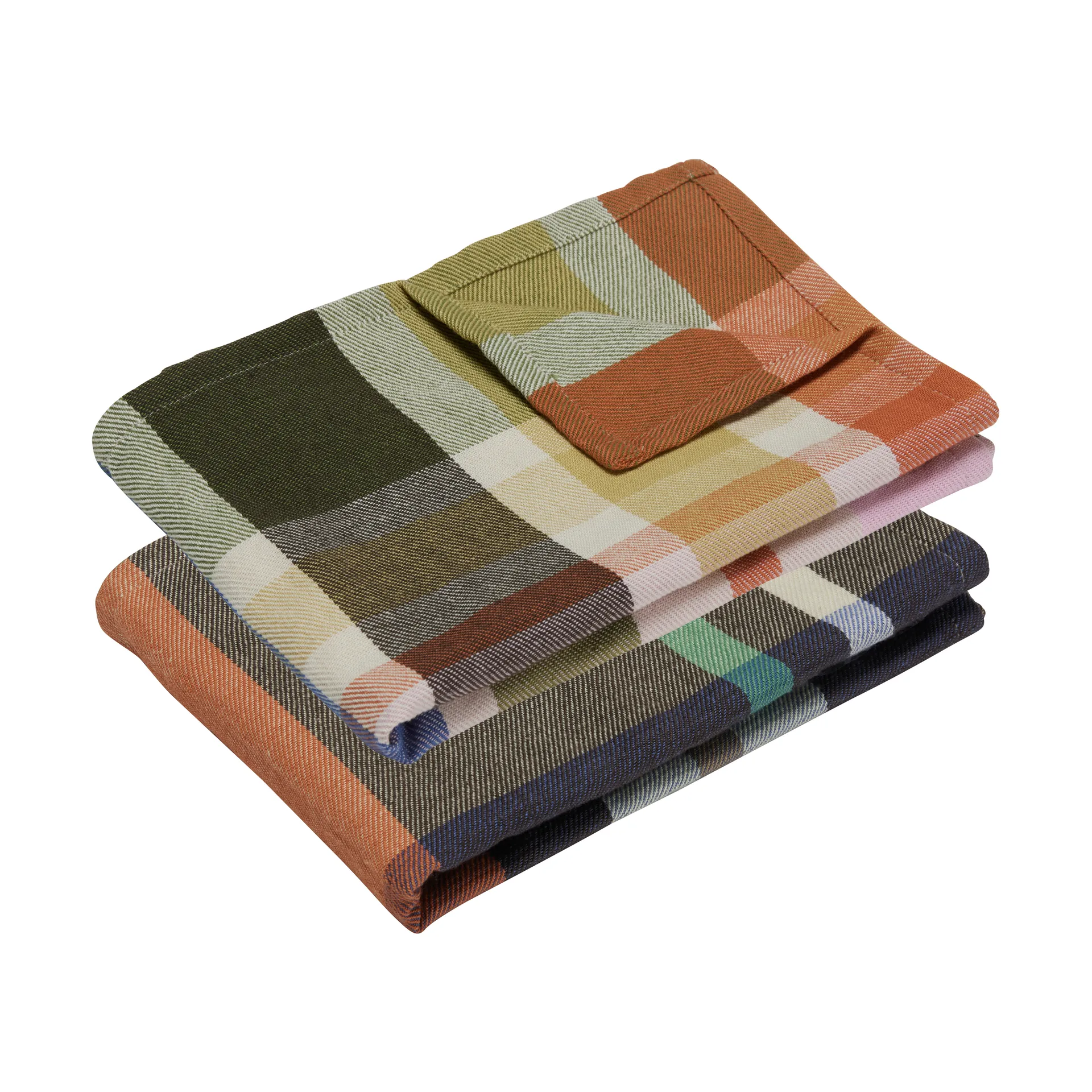 Playful kitchen towel 2-pack, Multicolor Hübsch