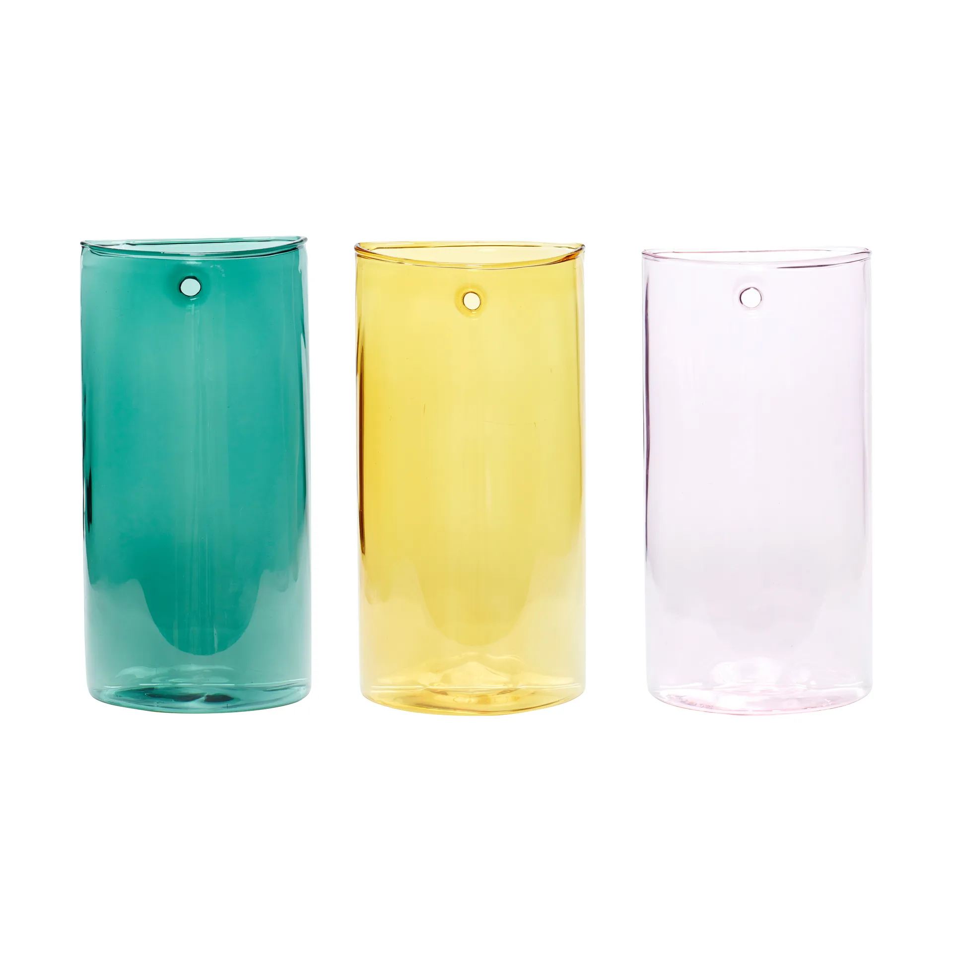 Popsicle vase set 3 pieces, Multicolor Hübsch