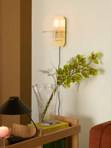 Ruffle vase - Clear - Hübsch