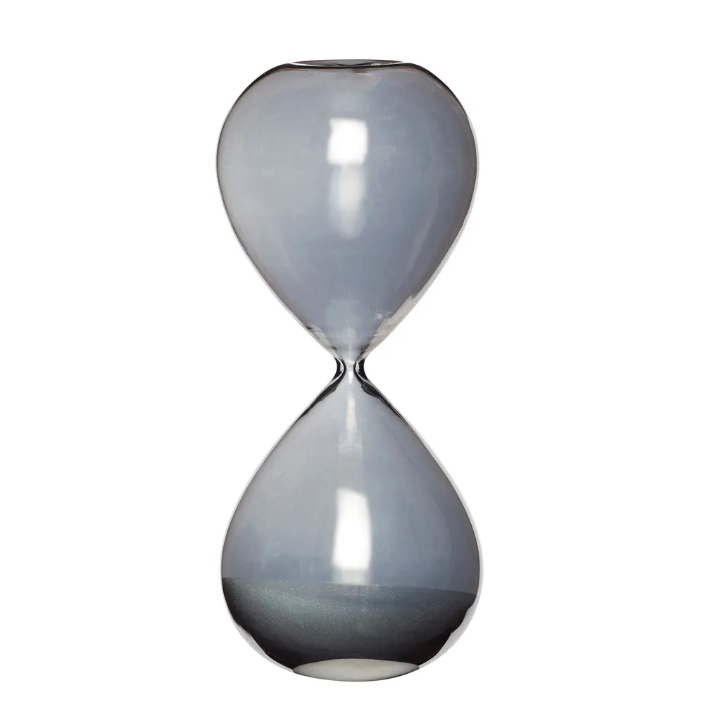 TikTik Hourglass 24 cm, Black Hübsch