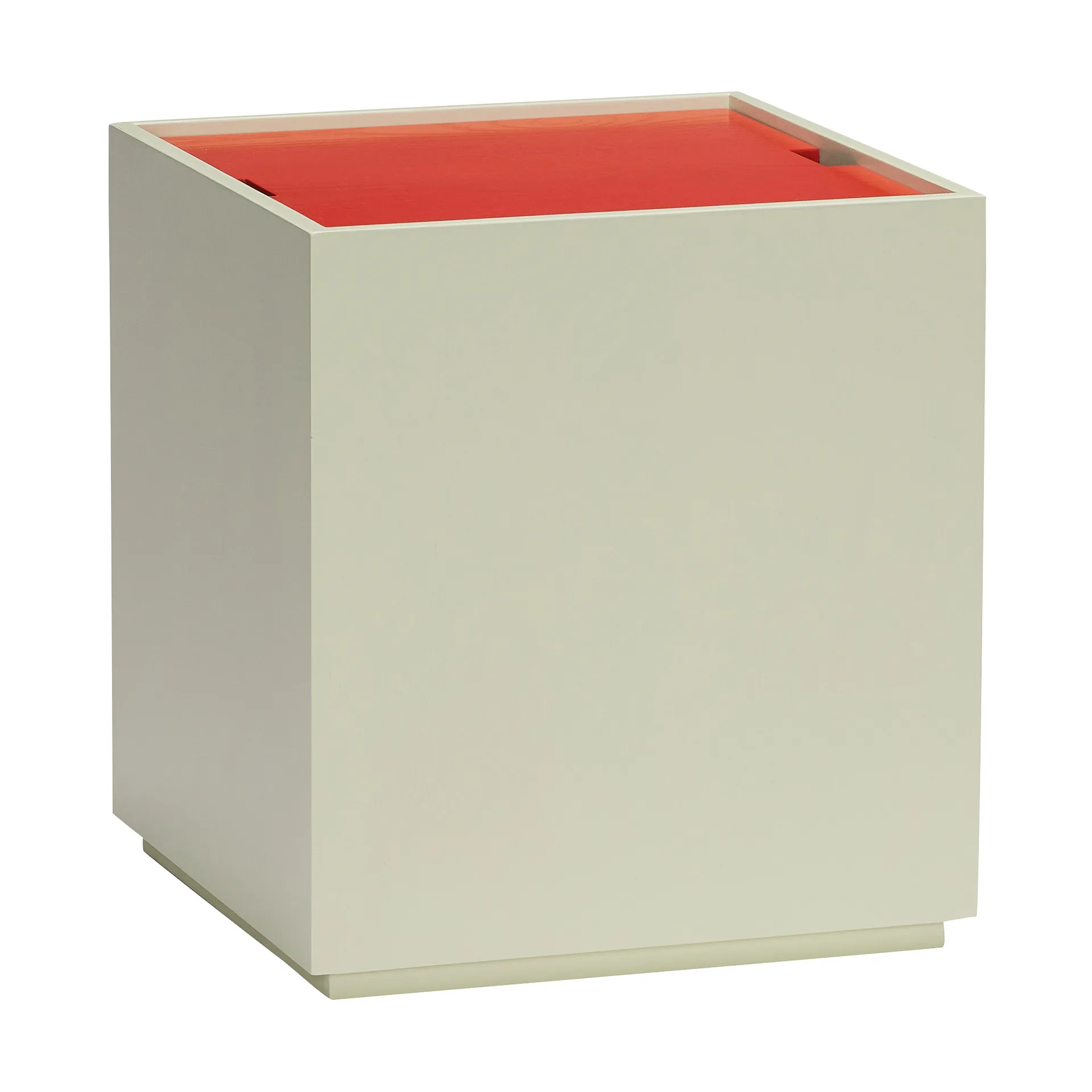 Vault storage box, Light Green-Red Hübsch