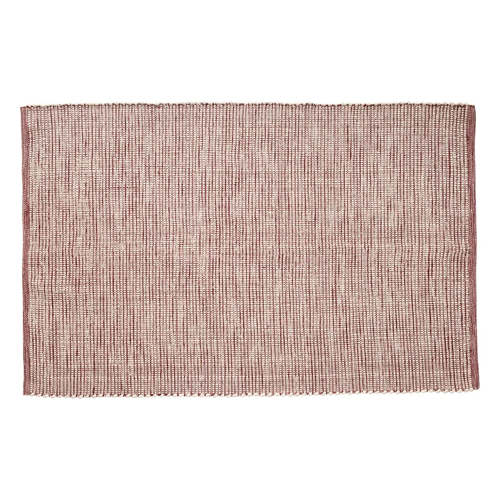 Woven rug 120x180 cm, Red-white Hübsch