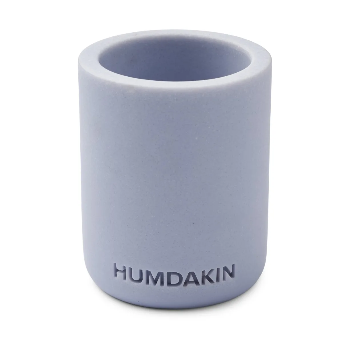 Humdakin toothbrush mug light sandstone, Blue glass Humdakin