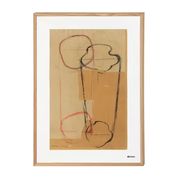 Aalto art Sketch brown poster - 50x70 cm - Iittala