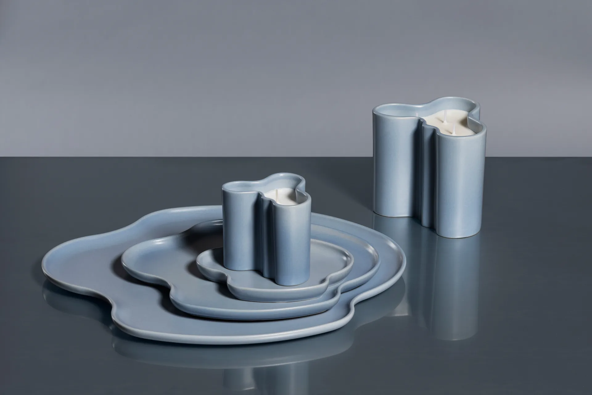 Aalto scented candle 11 cm, Water Iittala