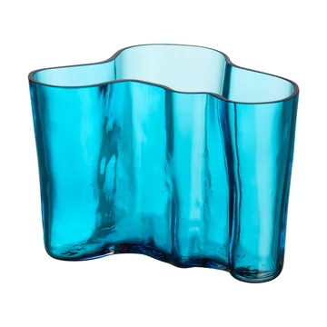 Alvar Aalto vase 140 mm - Turquoise - Iittala