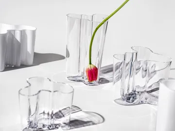 Alvar Aalto vase Savoy clear - 120 mm - Iittala
