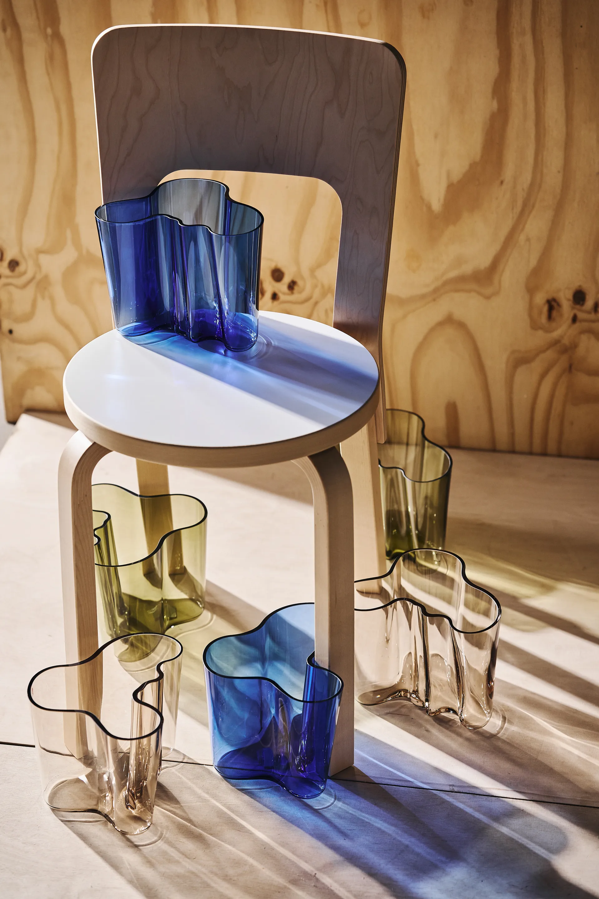 Alvar Aalto vase ultramarine blue, 160 mm Iittala