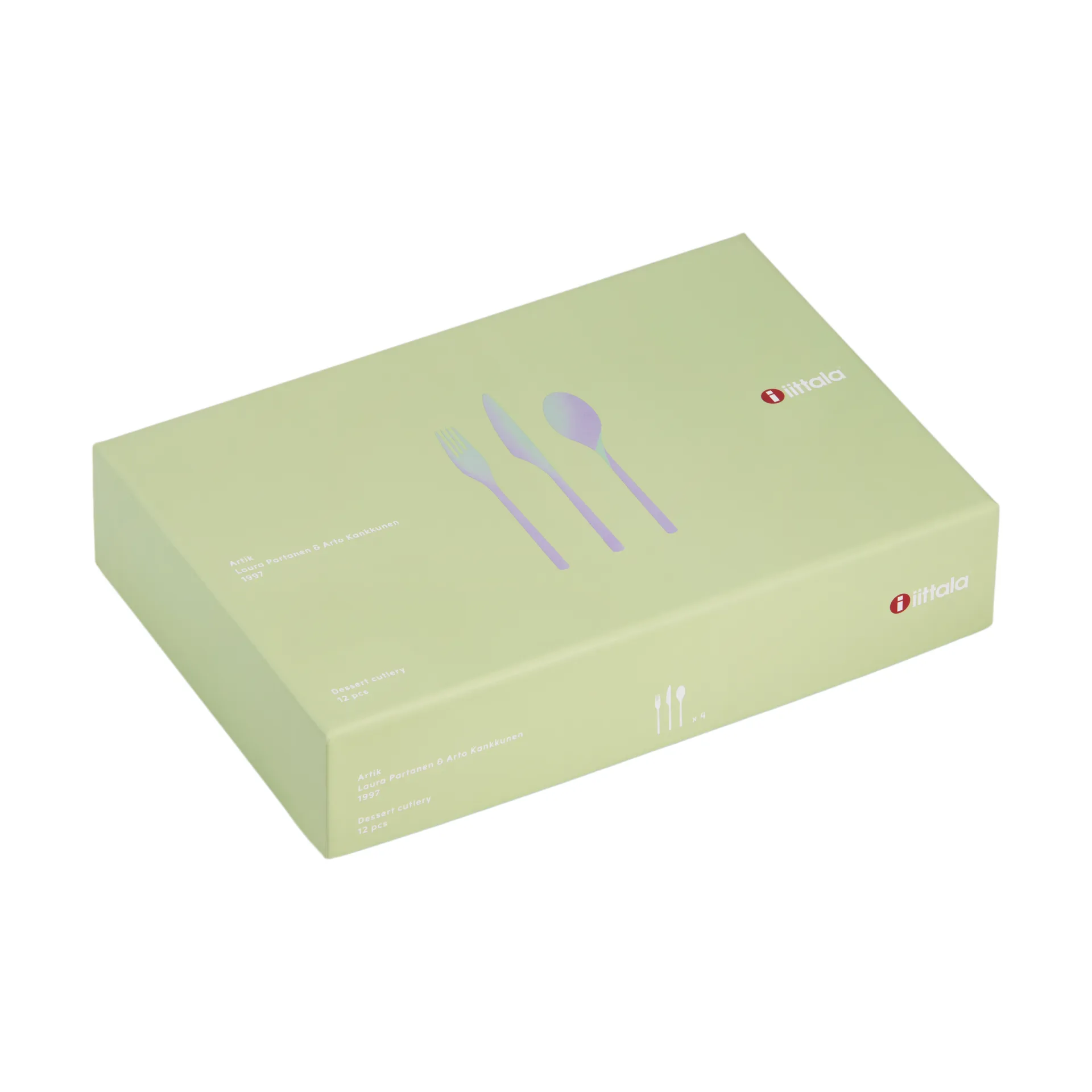 Artik dessert cutlery gift box 12 pieces, Shiny Iittala