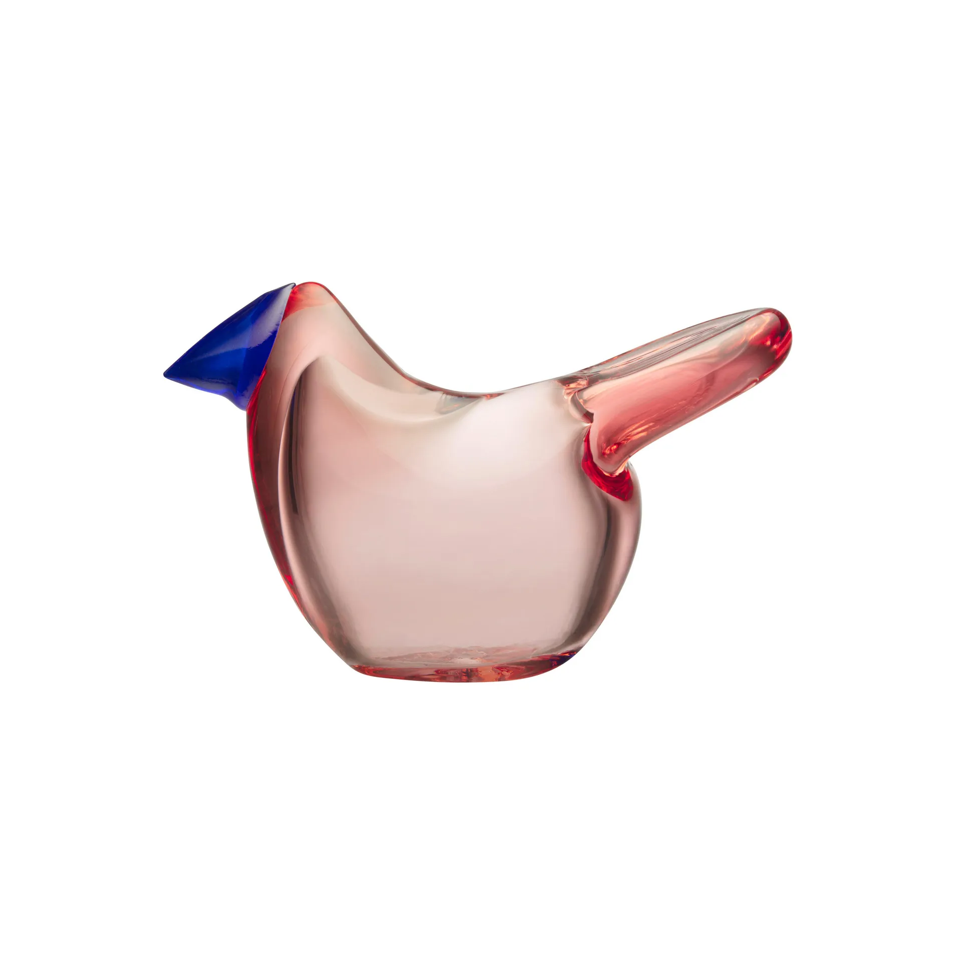 Birds by Toikka Robin, salmon pink-blue Iittala