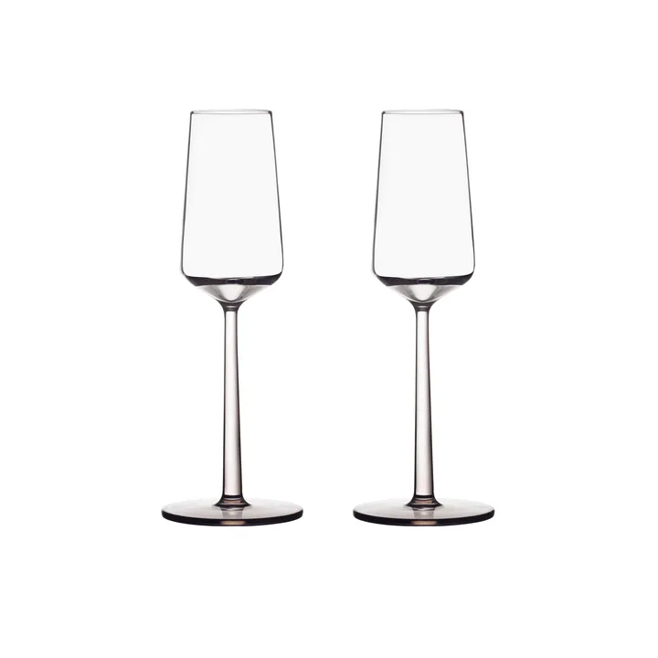 Essence champagne glass 2-pack - Linen, 21 cl - Iittala