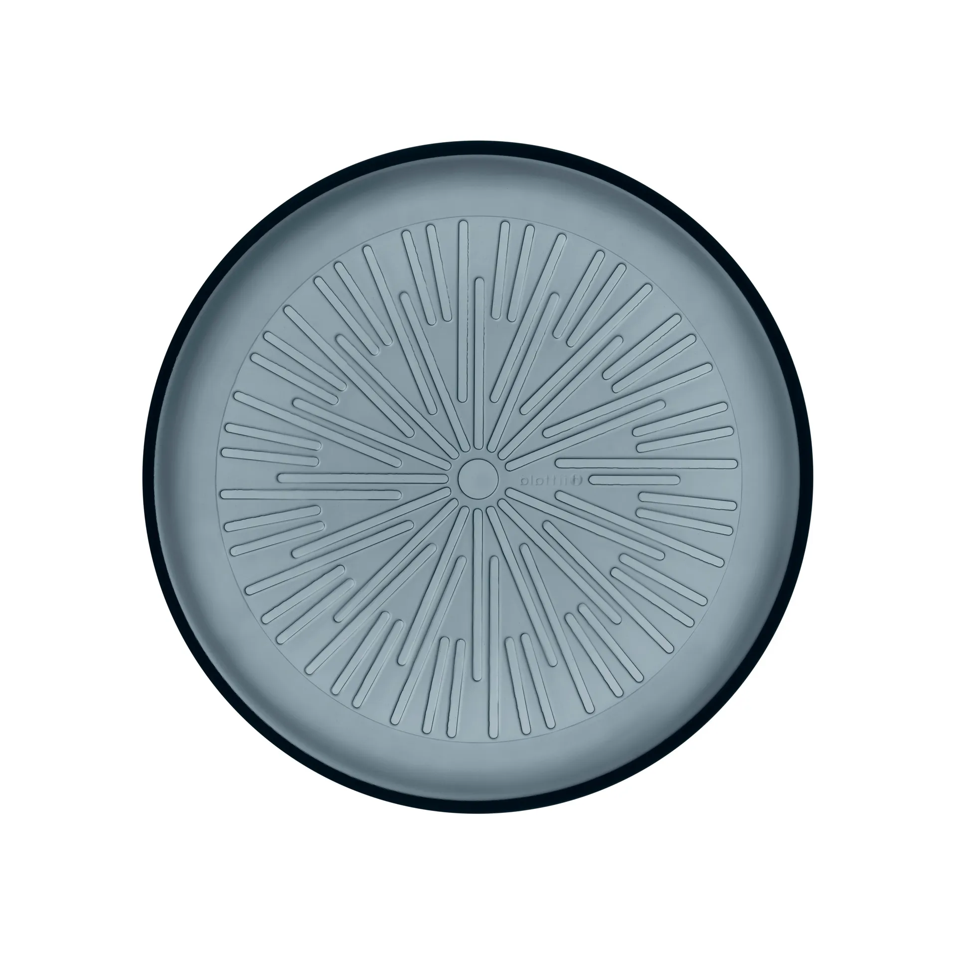 Essence plate Ø21.1 cm, dark grey Iittala