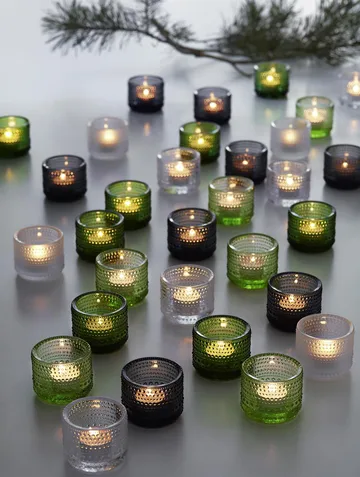 Kastehelmi candleholder - apple green - Iittala