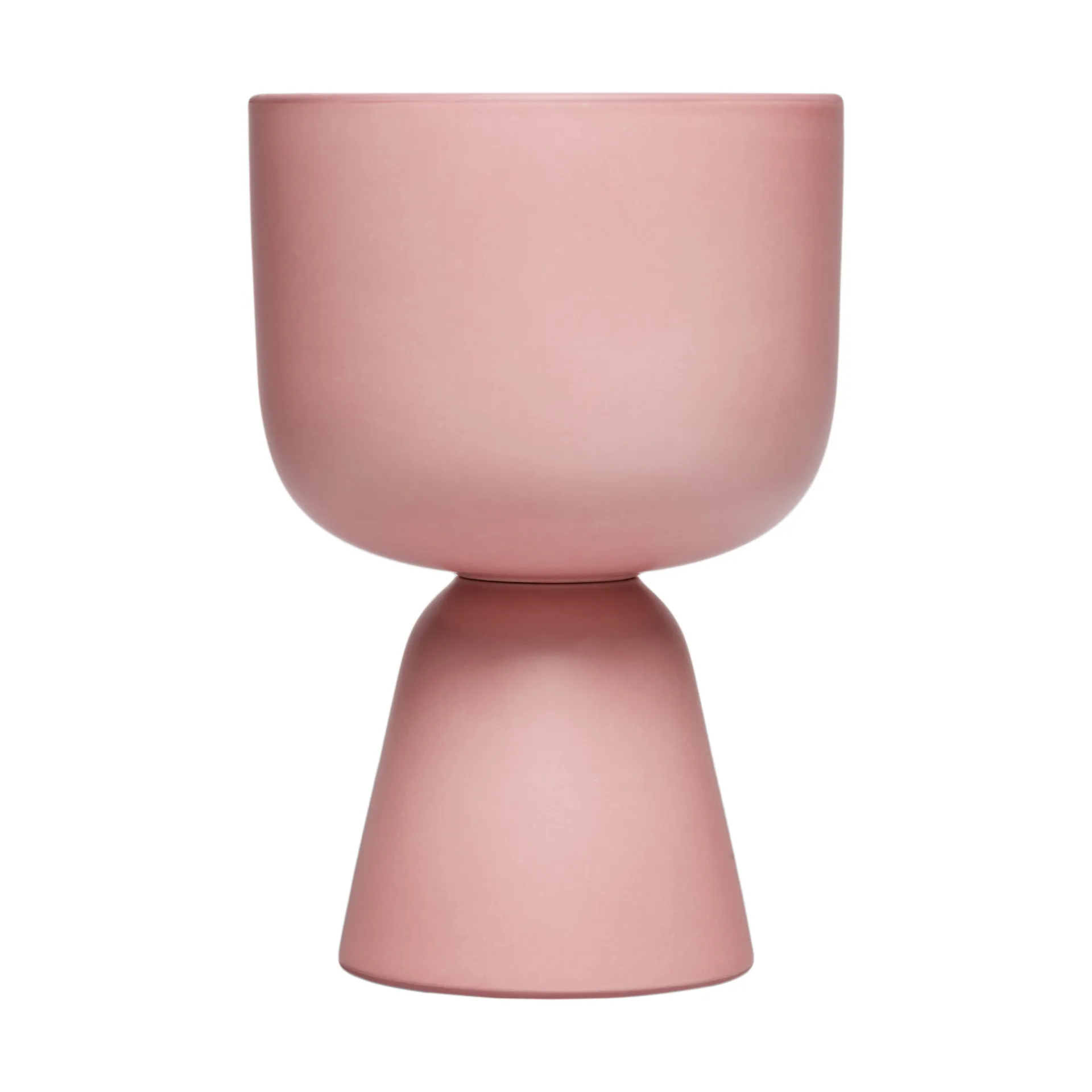 Nappula pot, Matte pink, 23x15.5 cm Iittala