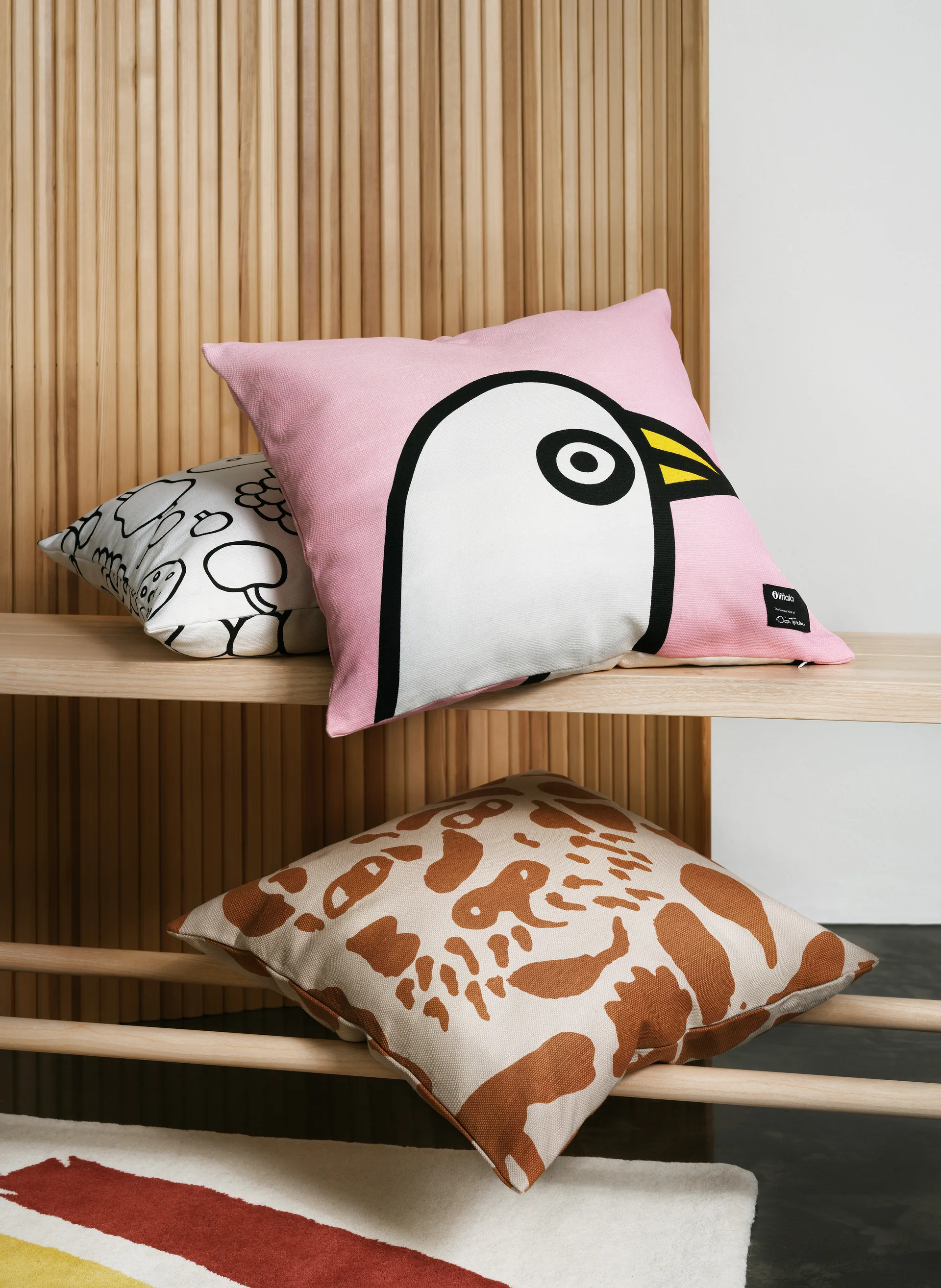 Oiva Toikka Cheetah pillowcase 47x47 cm, Brown Iittala