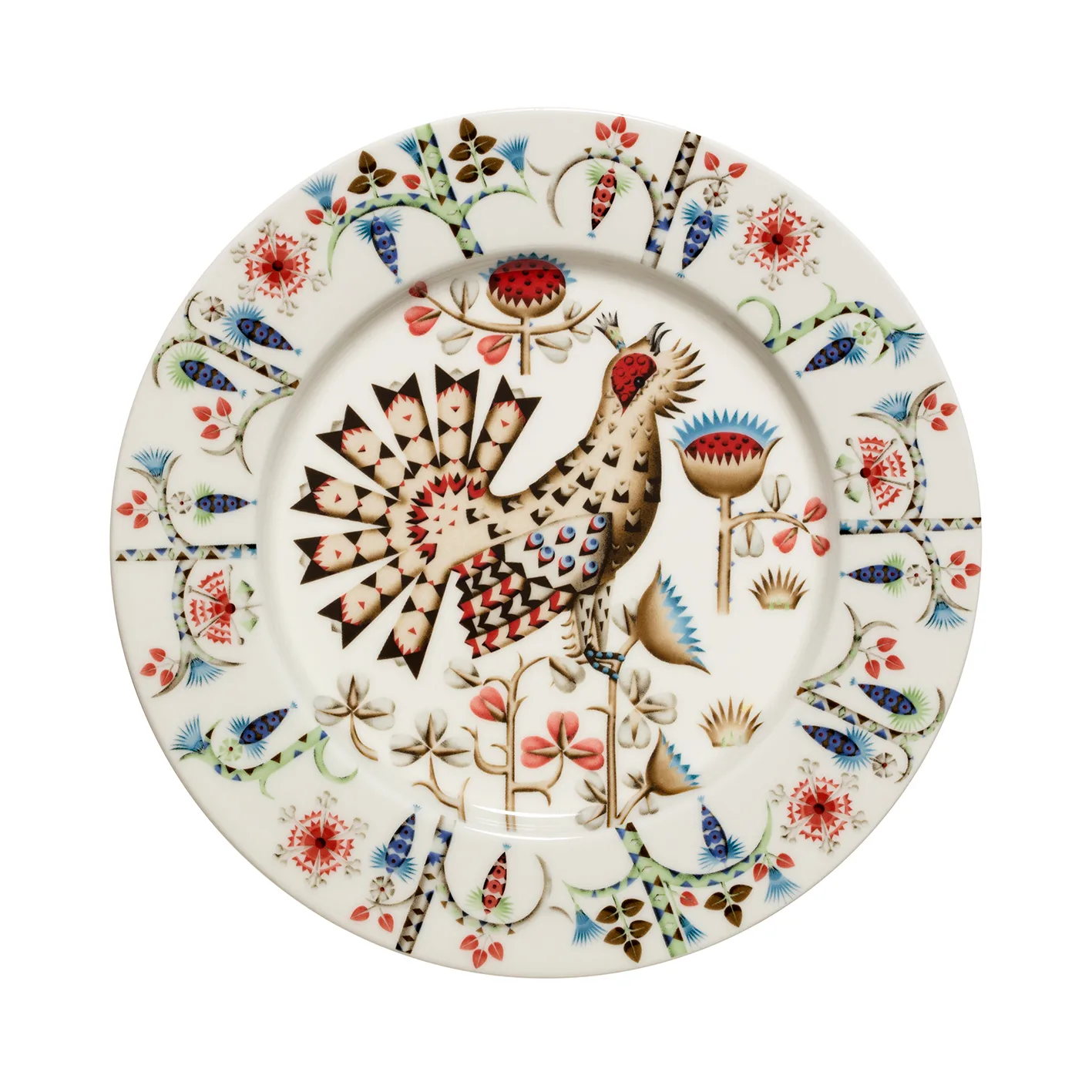 Taika Siimes small plate 22 cm, white Iittala