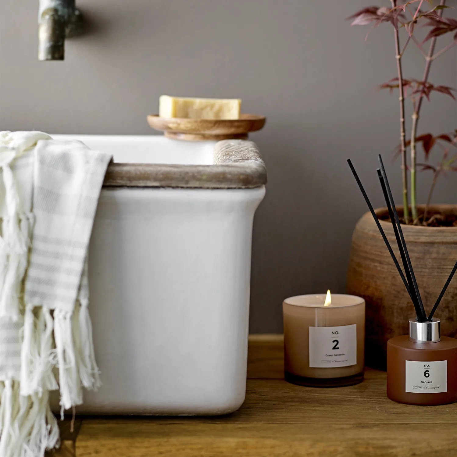 NO. 6 Sequoia diffuser, 100 ml Illume x Bloomingville