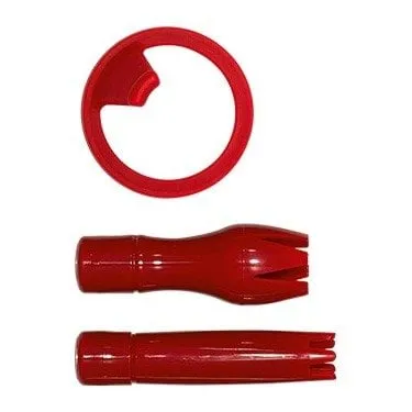 Accessories/Spare part set of 3 pieces, Red ISi