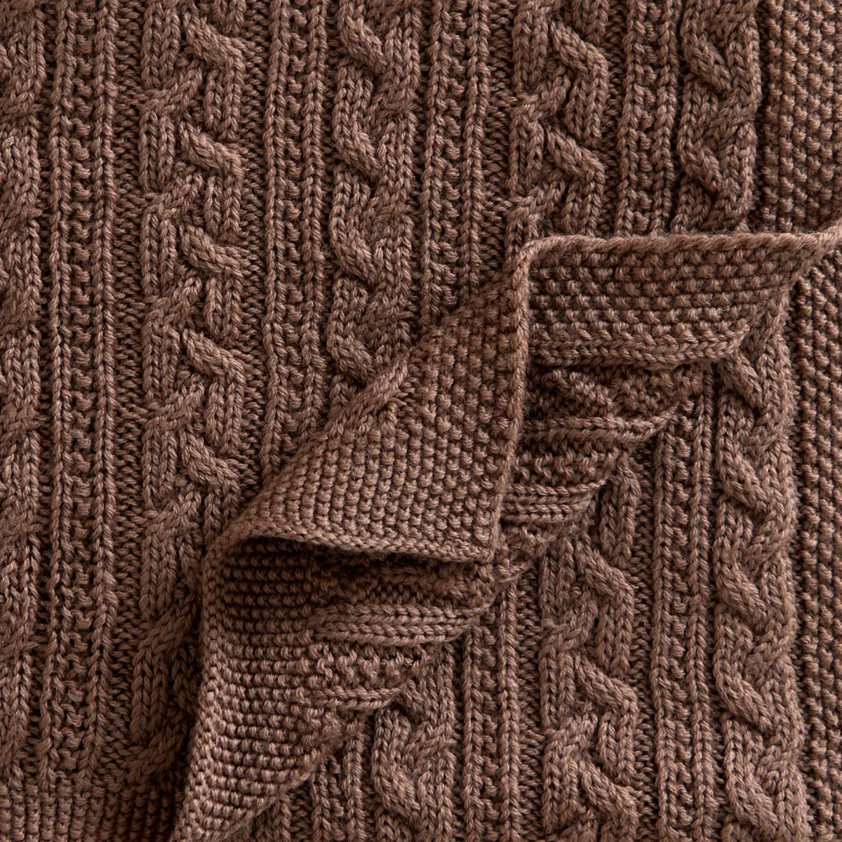 Knitted merino wool baby blanket 80x100 cm, Cookie Jack o Juno
