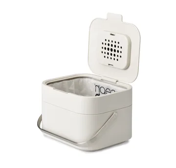 Joseph Joseph Stack 4 food waste bin - Stone - Joseph Joseph