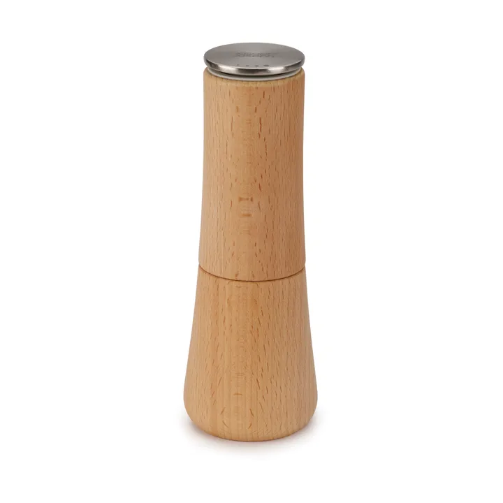 Milltop No Spill Salt Mill 19 cm - Beech - Joseph Joseph