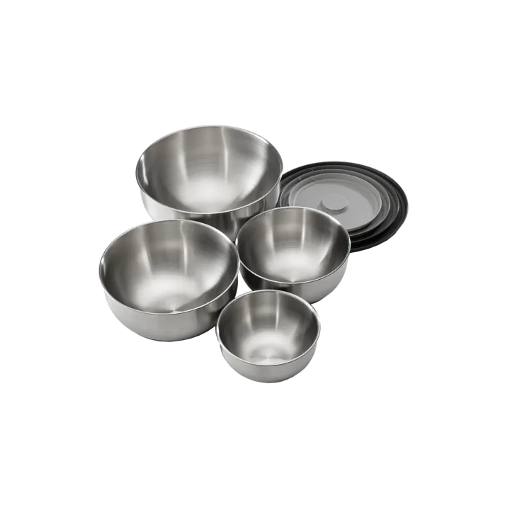 Nest Prep & Store Bowls 8 Pieces - Steel - Joseph Joseph