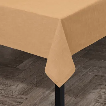 Basic cotton table cloth 150x370 cm - ocher - Juna
