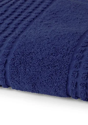 Check towel 70x140 cm - Navy blue - Juna