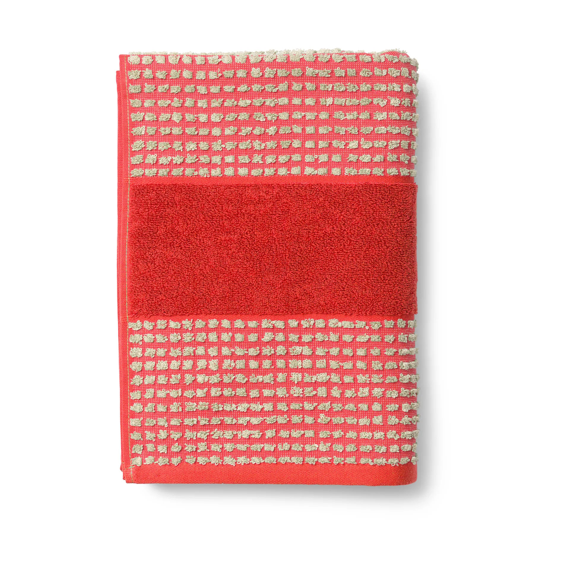 Check towel 70x140 cm, Red-sand Juna