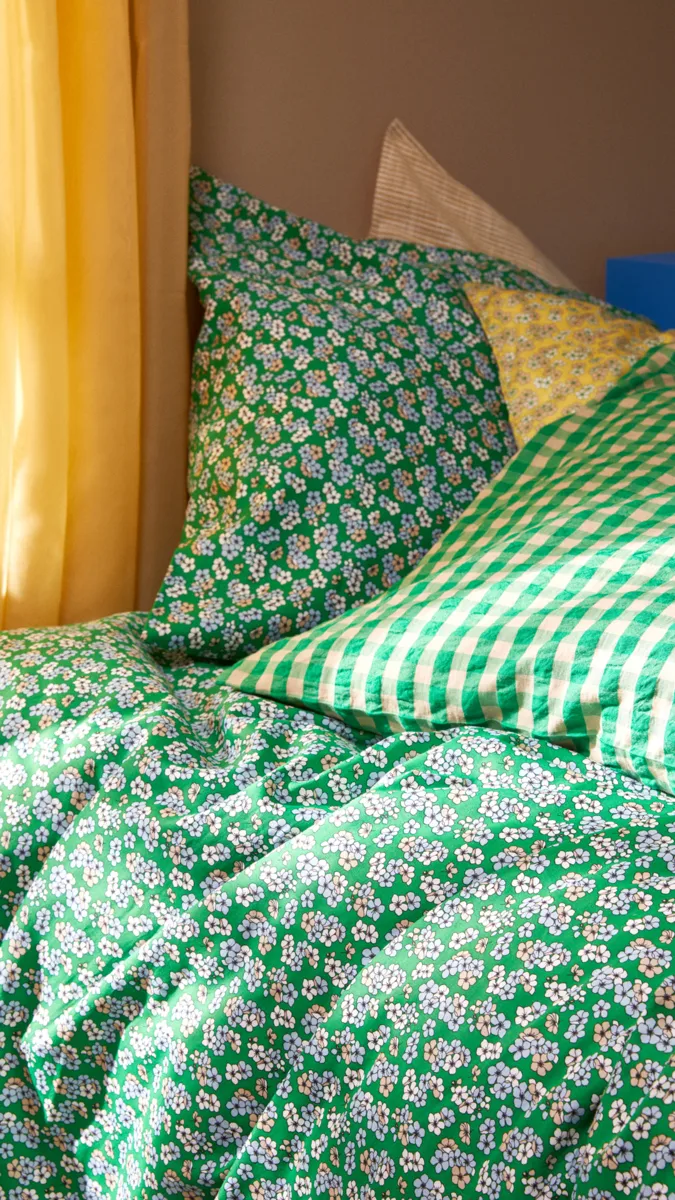 Pleasantly bedding set 220x220 cm, Green Juna