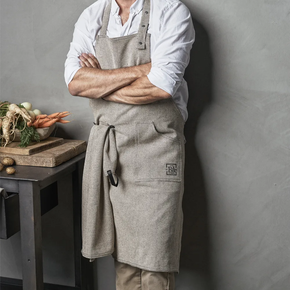 Rå apron, Dark grey, one size Juna