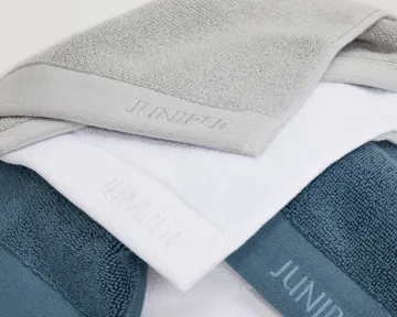 Juniper face towel 30x30 cm 4-pack - Snow White - Juniper