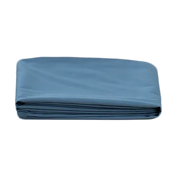 Juniper fitted sheet 90x200 cm - North Sea Blue - Juniper