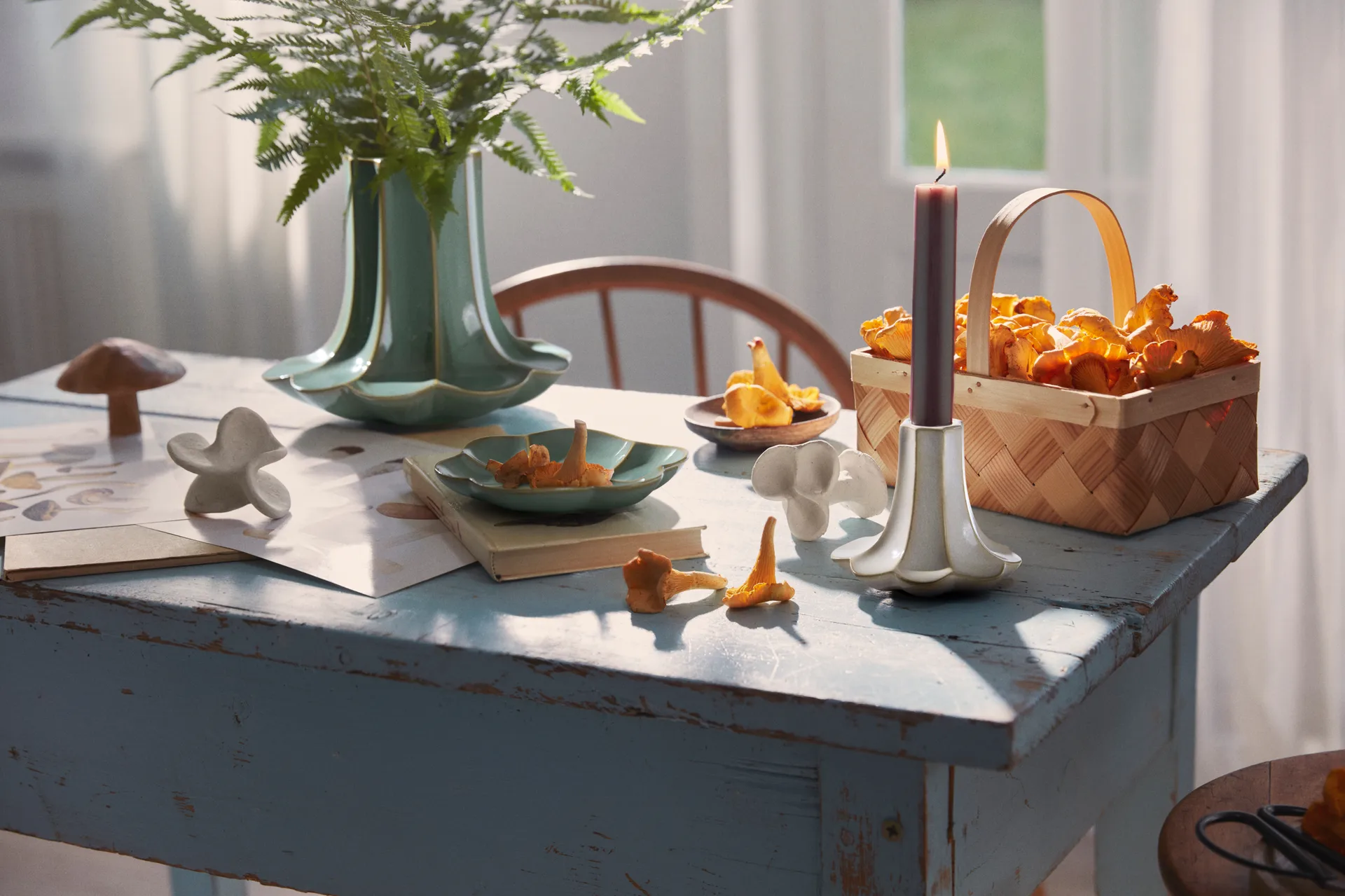 Chanterelle bowl, Blue, Ø14.5 cm Kähler