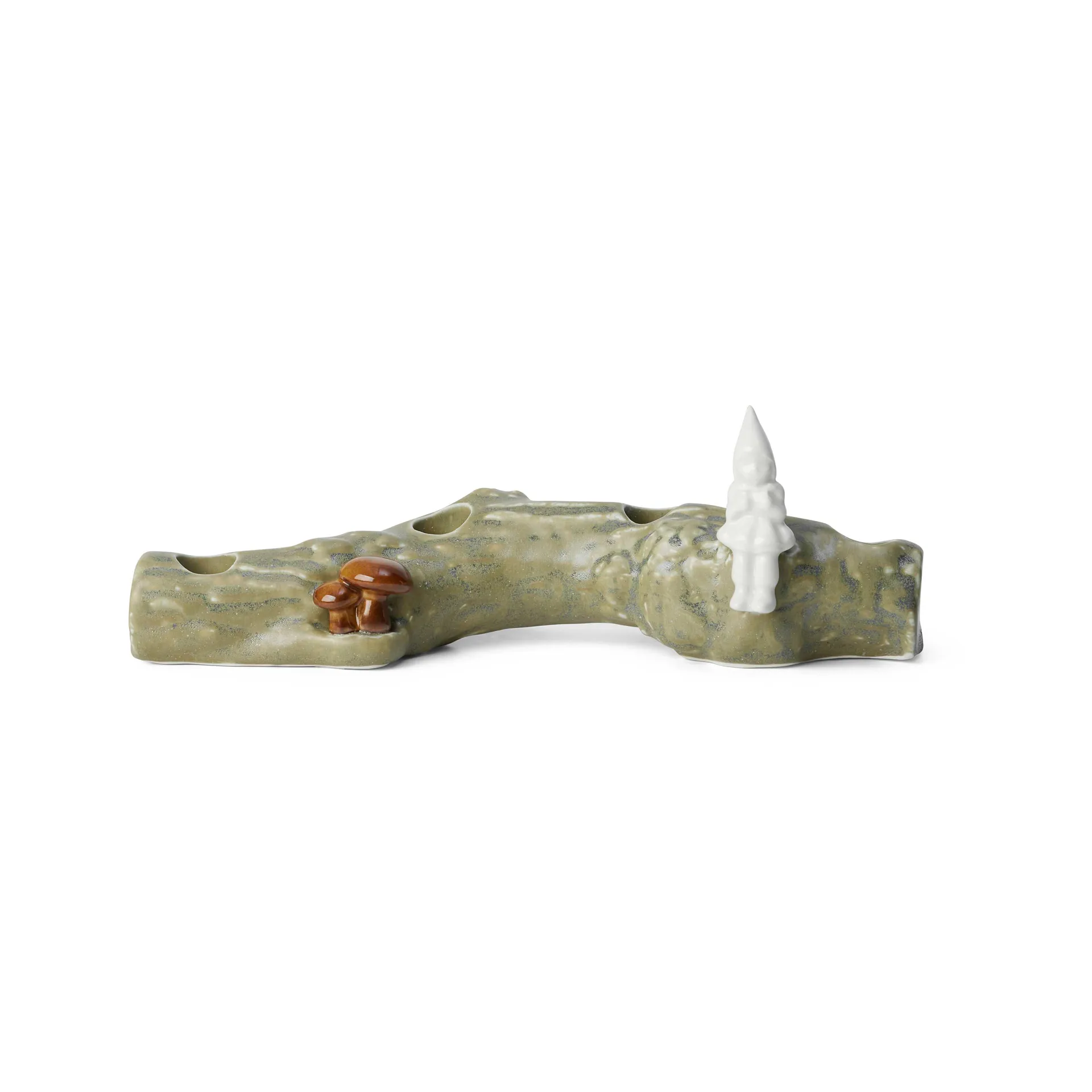 Christmas Tales advent candle holder mushroom, Green Kähler