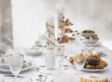 Hammershøi Advent candle 5 cm - White - Kähler