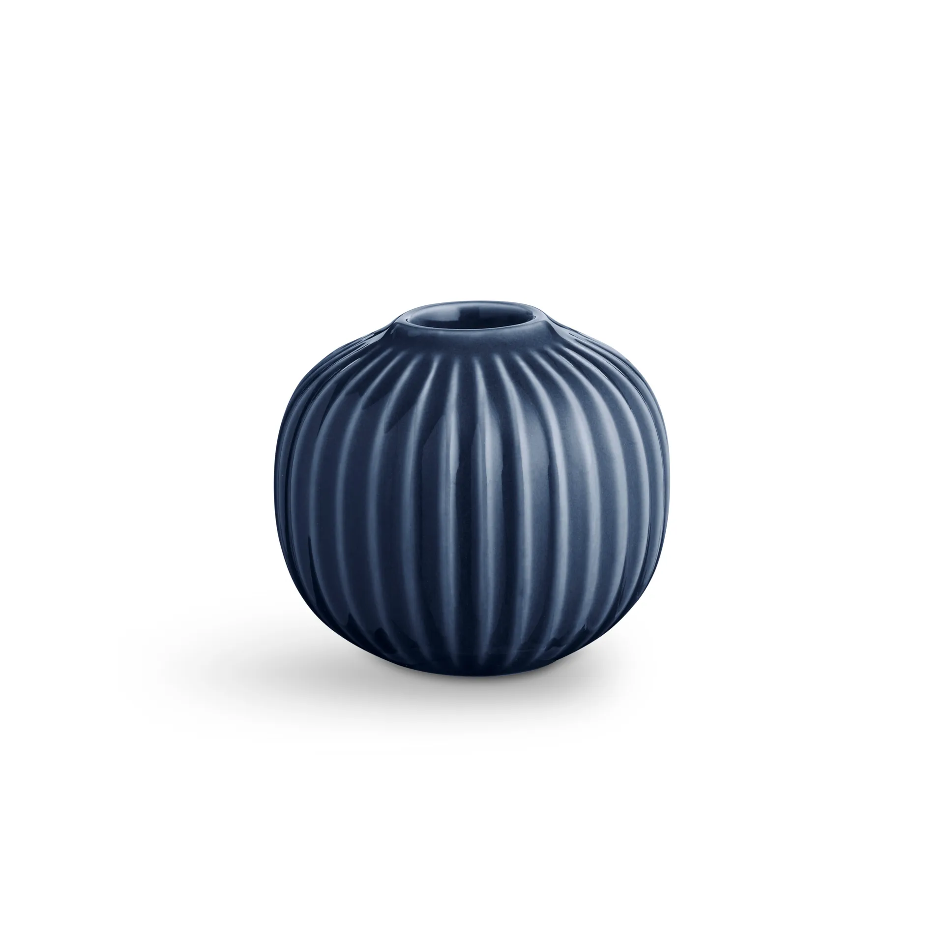 Hammershøi candleholder 7 cm, indigo Kähler
