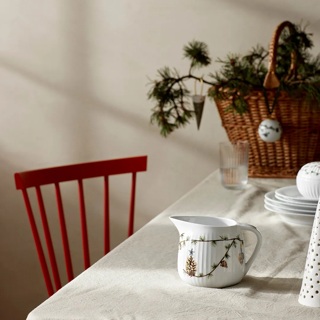Hammershøi Christmas Sauce Jug 66 cl, White Kähler
