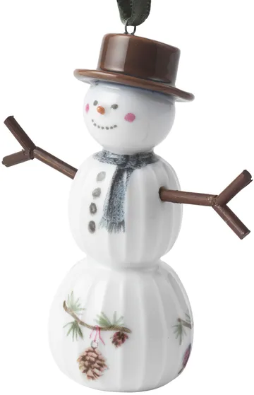 Hammershøi Christmas snowman hanging - White - Kähler